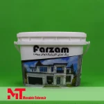رنگ نمای اکریلیک سفید فرزام کد 726 وزن 4 کیلوگرم